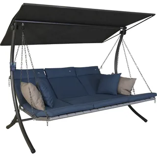 Angerer Luxus Smart denim Blau 3-Sitzer