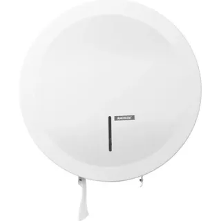 Katrin Toilettenpapierspender S 989516 weiß Gebürsteter Stahl, 1 St.