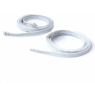 Litcessory Verlängerungskabel für Philips Hue Gradient Lightstrip (3m, 2 Stück, Weiß)