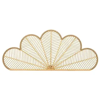 Bett-Kopfteil für 150-180 cm, natürliche Blumenform, 190 x 2,5 x 81 cm