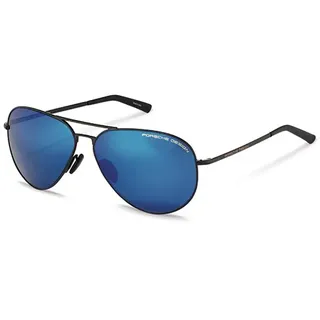 Porsche Design P8508 Polarisierte Sonnenbrille - Black / P60 - Blue/Mirror Blue / CAT3