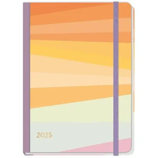 Design Diary Streifen 2025: Buchkalender 2025 im Format A5. Modernes Streifen-Design und viel Platz für Notizen machen diesen Terminplaner zum ... im Alltag (Bullet Journal Kalender Heye)