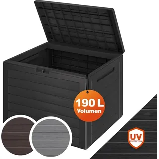 GARDEBRUK® Gartenbox 190L Volumen - Grau