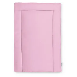 Ehrenkind® Wickelauflage 70x50 cm | Waschbar + 100% Bio-Baumwolle Bezug | Wickelunterlage | Wickeltischauflage | Standard 100 by OEKO-TEX 70x50cm Rose weiße Punkte