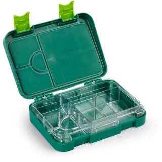 schmatzfatz Brotdose Kinder mit Fächern, Lunchbox Kinder mit Fächern BPA-frei und auslaufsicher, spülmaschinenfest