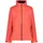Woman Jacket Zip Hood Detachble Inn Jacket Campari 40