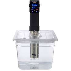 SousVideTools Container aus Polycarbonat, 11,6 l, mit Deckel passend für den iVide 2.0 Sous-Vide-Stick, durchsichtig, zum Garen, frei von BPA, nicht-haftend und spülmaschinengeeignet, SVT-PS11GN-IVIDE