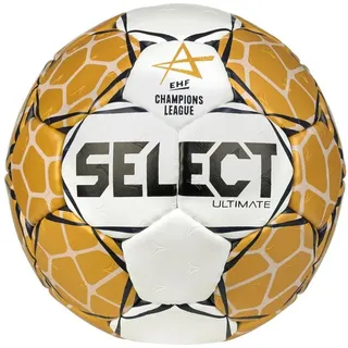 Select Handball Ultimate EHF Champions League (offizieller Champions League Spielball) v24 weiss/gold - Spielball