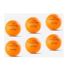 Tischtennisbälle Ttb 100 1* 40+ 6 stück Orange