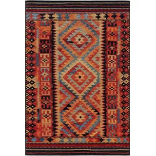 Kunstloft Outdoorteppich Artis Multicolor 200x285 cm , Textil, Kunststoff , Orientalisch , Rechteckig , 200x1 cm , Gots , wasserabweisend , Teppiche und Böden, Teppiche, Outdoorteppiche