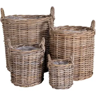 XXXLutz Korbset Caor Baskets Braun, 4er Set