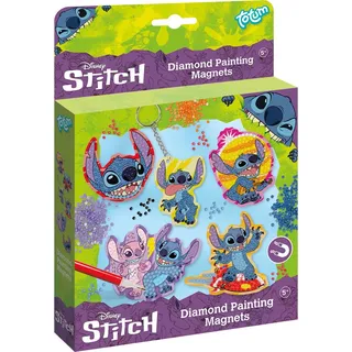 Totum Stitch Diamantbasteln und Magnetspaß Schlüsselanhänger bunt