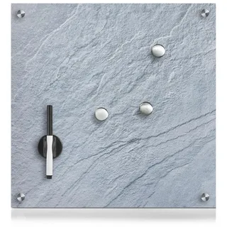 Zeller Present Schiefer, Glas, grau, 40x40