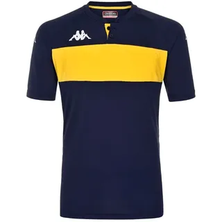 Kappa Dalto Kurzarm-poloshirt Blau/Yellow Chrome L