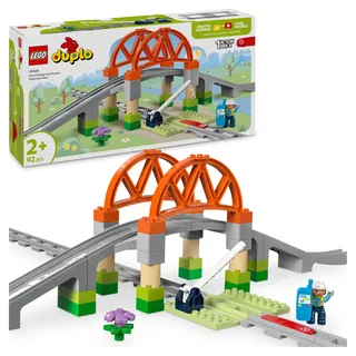 LEGO Duplo Eisenbahnbrücke und Schienen - Erweiterungsset 10426