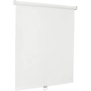 Print Cycero packaging Springrollo - Mittelzugrollo - 70 x 230 cm weiß - Lichtdurchlässig Mittelzugrollo, Zugrollo - Tageslicht Schnapprollo - Verdunkelungsrollo - Standard Stoff Rollo