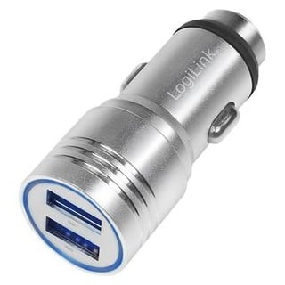 Logilink USB-Ladegerät KFZ Ausgangsstrom (max.) 2100mA USB-A Anzahl Ausgänge: 2 x Nothammer