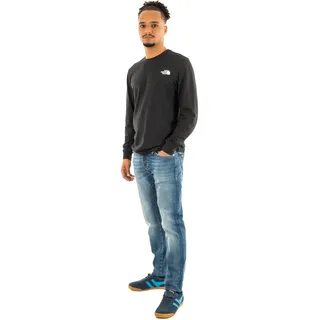 The North Face Easy Logo Langarm-t-shirt - TNF Black - S
