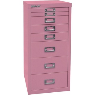 BISLEY MultiDrawerTM L298 Schubladenschrank pink 8 Schubladen 27,8 x 38,0 x 59,0 cm