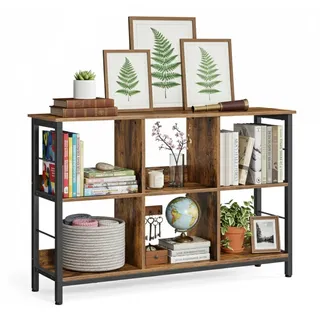 Relaxdays Bücherregal 80 x 33 x 120 cm Schwarz