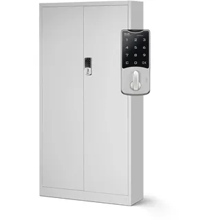 Jan Nowak C003 Aktenschrank 185 x 90 x 40 grau