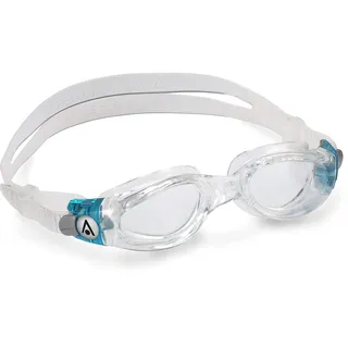 Aqua Sphere AQUASPHERE | Kaiman Compact Schwimmbrille Transparent & Türkis - Klare Linse