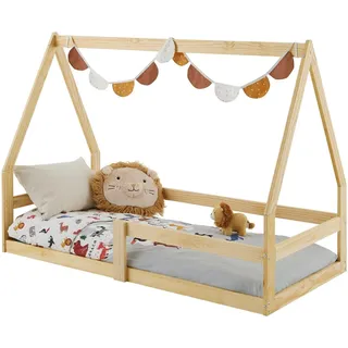 Idimex Hausbett Tami 70 x 140 cm Kiefer massiv natur beige