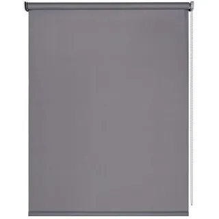 Storesdeco Verdunkelungsrollo Grau 180x250 cm , Kunststoff , Uni , Rechteckig , 180x250 cm , Ce , Heimtextilien, Vorhänge, Rollos, Rollos blickdicht