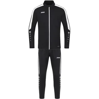 JAKO Damen Trainingsanzug Polyester Power, Schwarz, 38