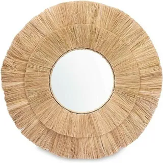 Wandspiegel RI-6061 Braun 110 x 110 x 3 cm Kreis