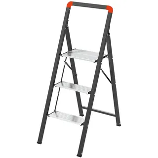 Gierre Bsf201 Mini Slimstep Mix Hocker 2 Stufen - Silver / Dark Grey - One Size