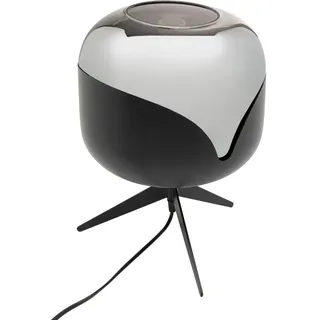 Kare Design Tischleuchte Smoke Goblet Ball, Schwarz, Modern, Stahl, Tischlampe, Schlafzimmerlampe, Schreibtischlampe, kein Leuchtmittel enthalten, 35x27x27 cm (H/B/T)