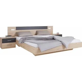 WIMEX Bettanlage »Angie« Set, 3 Stk. tlg., grau