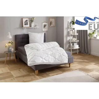 OTTO home Microfaserbettdecke »Mondschein, Bettdecke 135x200 cm, 155x220 cm, 200x200 cm« 4-Jahreszeiten Füllung: Polyester. 1 Stk. tlg. Bettdecken, Sommer, Winter; allergiker geeignet (Hausstauballergiker),