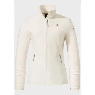 Schöffel Damen Fleece Jk Style Ash WMS, leichte Fleecejacke aus wärmendem Tecnopile, schnelltrocknende Outdoorjacke mit 2-Wege-Stretch, whisper white, 44