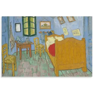 The Bedroom by Vincent Van Gogh Wandkunstdrucke, Poster, Bild, Druck, Wandkunst, Poster, Gemälde, Leinwand, Poster, Kunstwerke, Raumästhetik, 60 x 90 cm