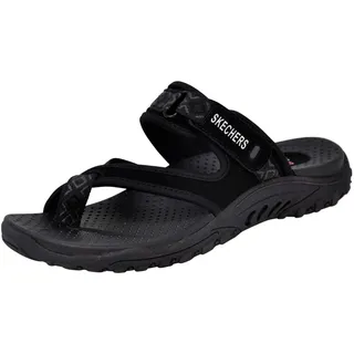 Skechers Damen Reggae-Trailway Flip Slop Sandalen Flop, Schwarz (schwarz), 35.5 EU