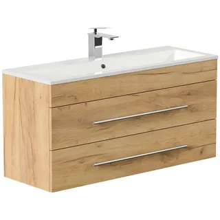 Posseik Waschbecken mit Unterschrank PORTUS 1000 eiche gold 100,0 x 36,0 x 49,6 cm