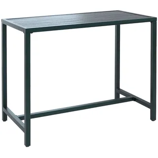 Mendler Stehtisch HWC-P91, Gartentisch Bartisch Tisch, Outdoor Metall 105x130x65cm ~ grün