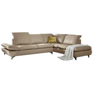 W.Schillig »taoo, elegant und zeitlos, bequem, L-Form« mit Sitziefenverstellung & Kopfteilverstellung,