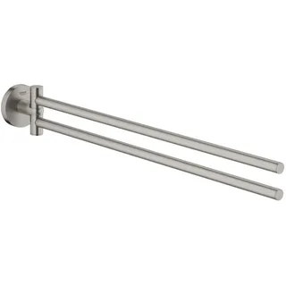 Grohe Essentials Handtuchhalter 2-armig Grau/Silber 40371DC1