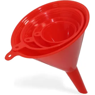 Grsta Trichter Set 4 Stück 5,5/7,5/10/12,5 cm rot