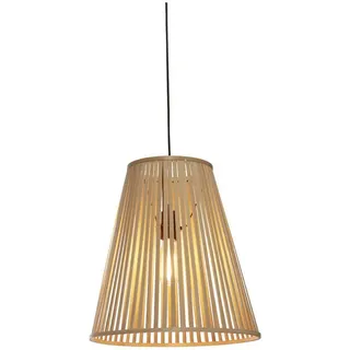 Good & Mojo Hängeleuchte , Naturfarben , Holz , Bambus , rund , 40x42x40 cm , LED-Leuchtmittel austauschbar , Lampen & Leuchten, Innenbeleuchtung, Hängeleuchten, Pendelleuchten