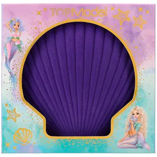 DEPESCHE TOPModel Mermaid - Kleine Schmuckbox in Lila, Schmuckkästchen in Muschelform
