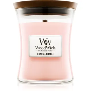 Woodwick Coastal Sunset Duftkerze 610 g rosa