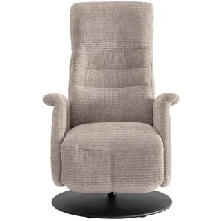 Livetastic Relaxsessel , Beige , Textil , Uni , 72x118x85-165 cm , Made in Eu , Relaxfunktion, Herz-Waage-Funktion, Sitzfläche 360° drehbar , Wohnzimmer, Sessel, Relaxsessel