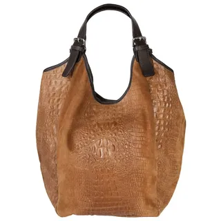 Samantha look Shopper Leder Brown