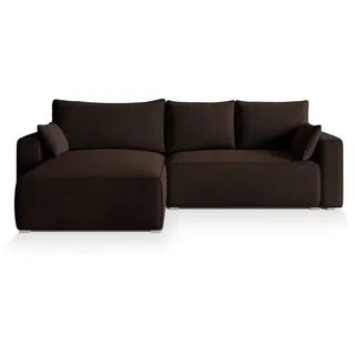 masseno Ecksofa mit Schlaffunktion Foril ¦ braun ¦ Maße (cm): B: 265 H: 83
