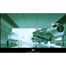 Bild Wandbild Star Wars Shuttle 70 x 50 cm