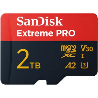 Extreme Pro microSDXC UHS-I U3 V30 A1 2 TB + SD-Adapter